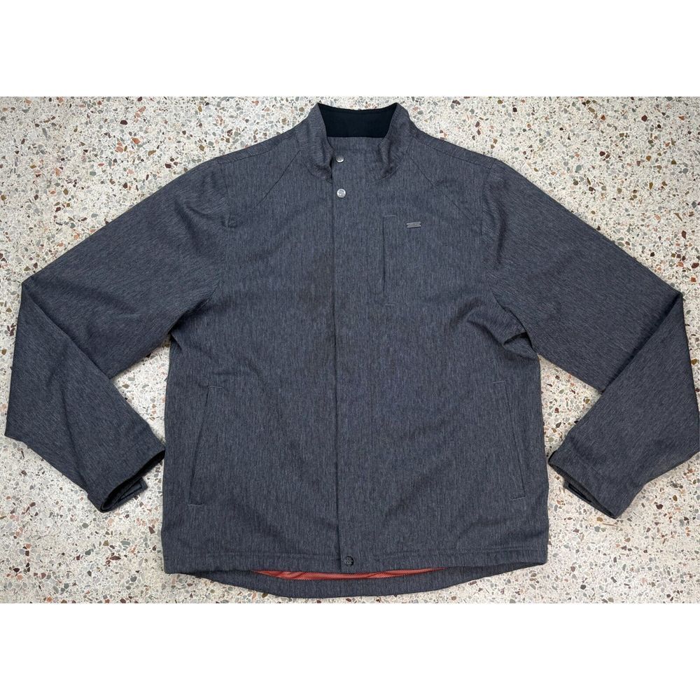 CHCB Men's Dark Gray‎ Full Zip Long Sleeve Jacket Size 2XL